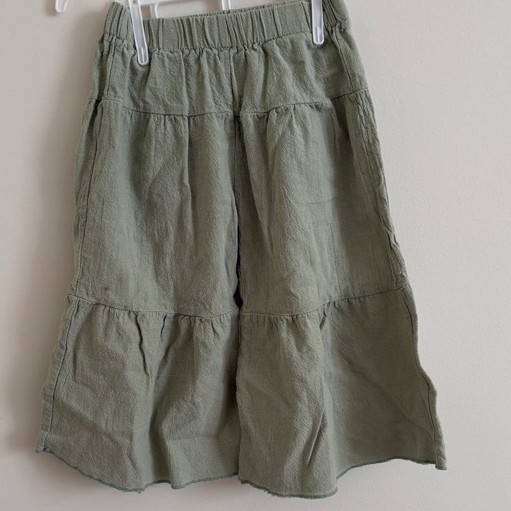Light Olive Tiered pants